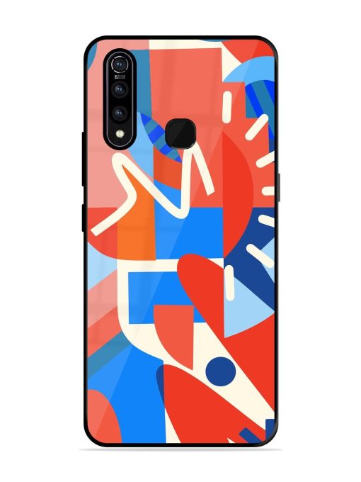 Abstract Harmony Glossy Soft Edge Case for Vivo Z1 Pro Chachhi