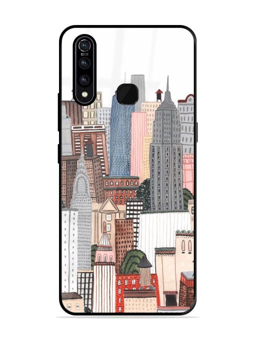 Cityscape Dreams Glossy Soft Edge Case for Vivo Z1 Pro Chachhi