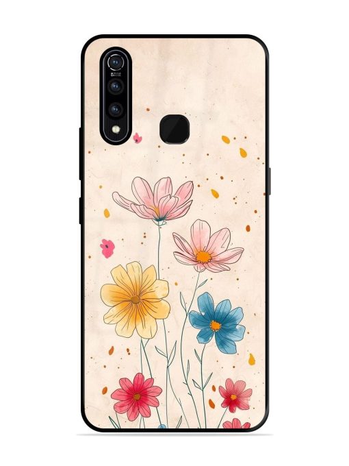 Delicate Bloom Glossy Soft Edge Case for Vivo Z1 Pro Chachhi