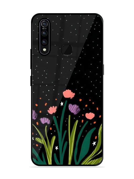 Midnight Bloom Glossy Soft Edge Case for Vivo Z1 Pro Chachhi