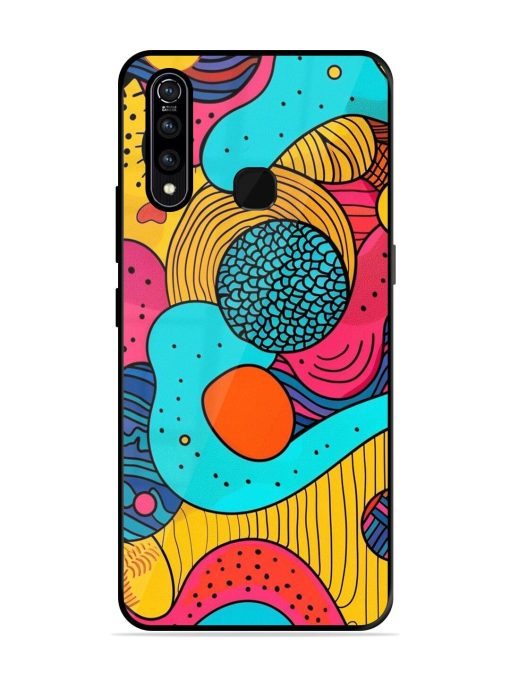 Psychedelic Patterns Glossy Soft Edge Case for Vivo Z1 Pro