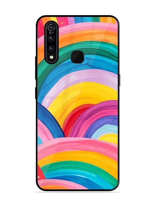 Rainbow Symphony Glossy Soft Edge Case for Vivo Z1 Pro Chachhi