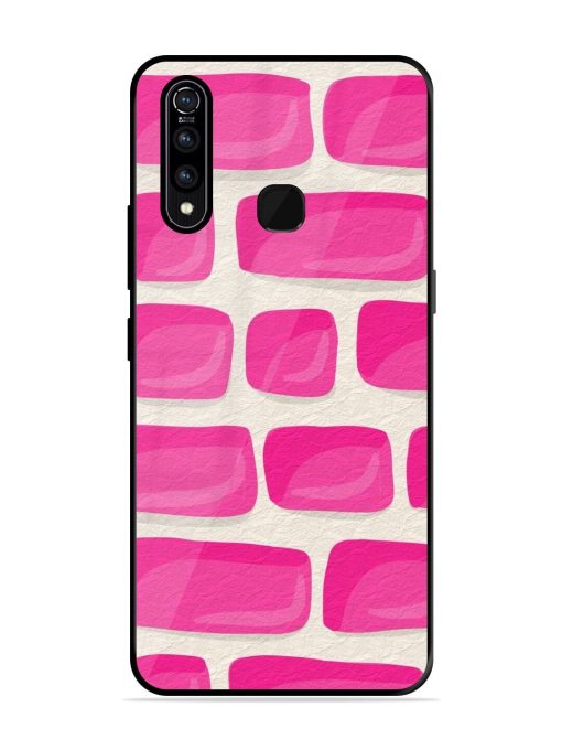 Pink Brick Wall Glossy Soft Edge Case for Vivo Z1 Pro Chachhi