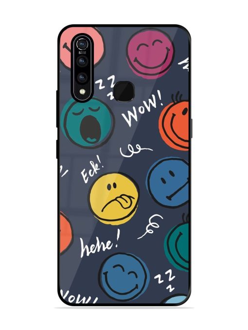 Emoticon Parade Glossy Soft Edge Case for Vivo Z1 Pro Chachhi