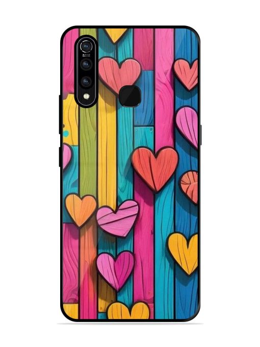 Rainbow Of Hearts Glossy Soft Edge Case for Vivo Z1 Pro Chachhi