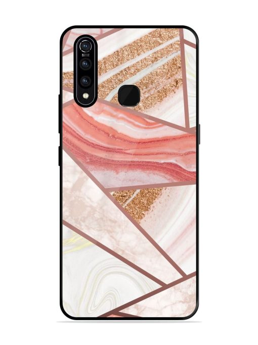 Rosy Mosaic Glossy Soft Edge Case for Vivo Z1 Pro Chachhi