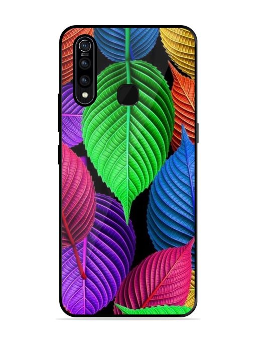 Rainbow Leaf Symphony Glossy Soft Edge Case for Vivo Z1 Pro Chachhi