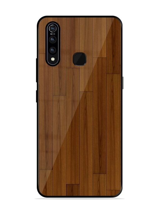 Warm Woodgrain Glossy Soft Edge Case for Vivo Z1 Pro Chachhi