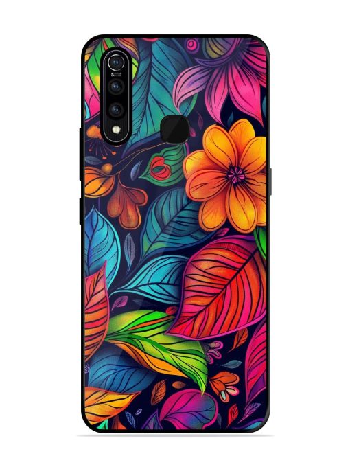 Rainbow Of Blooms Glossy Soft Edge Case for Vivo Z1 Pro Chachhi