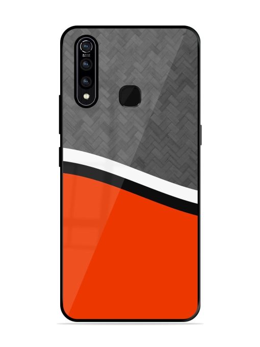 Bold Contrast Glossy Soft Edge Case for Vivo Z1 Pro