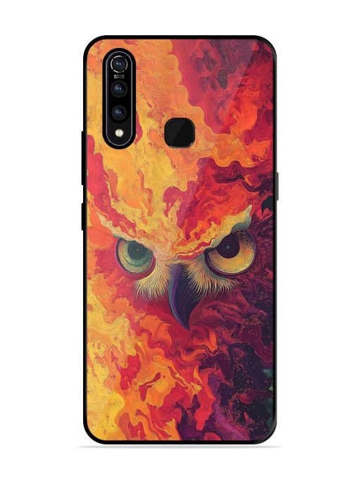 Fiery Owl Glossy Soft Edge Case for Vivo Z1 Pro Chachhi