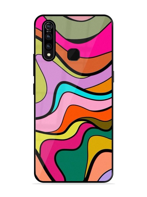 Wavy Wonder Glossy Soft Edge Case for Vivo Z1 Pro Chachhi