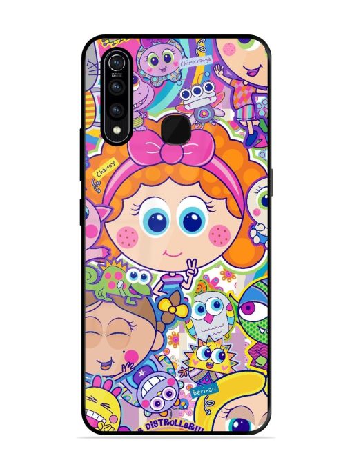 Distroller Friends Glossy Soft Edge Case for Vivo Z1 Pro Chachhi