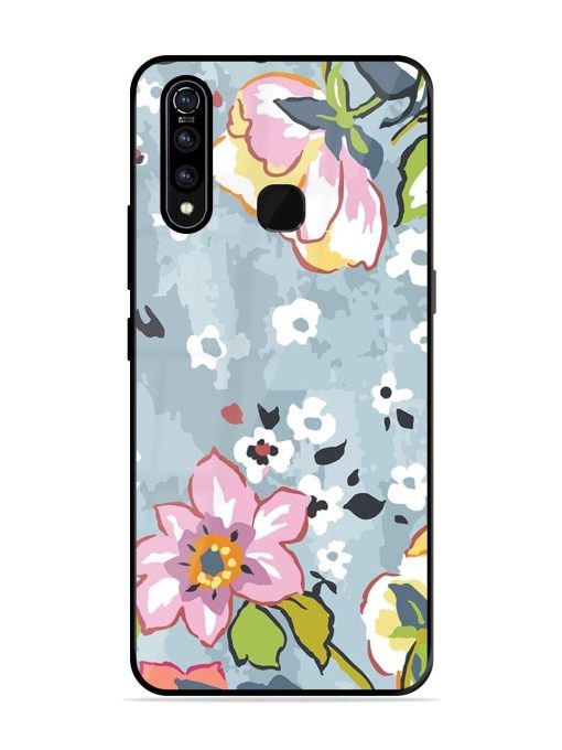 Floral Fantasy Glossy Soft Edge Case for Vivo Z1 Pro Chachhi