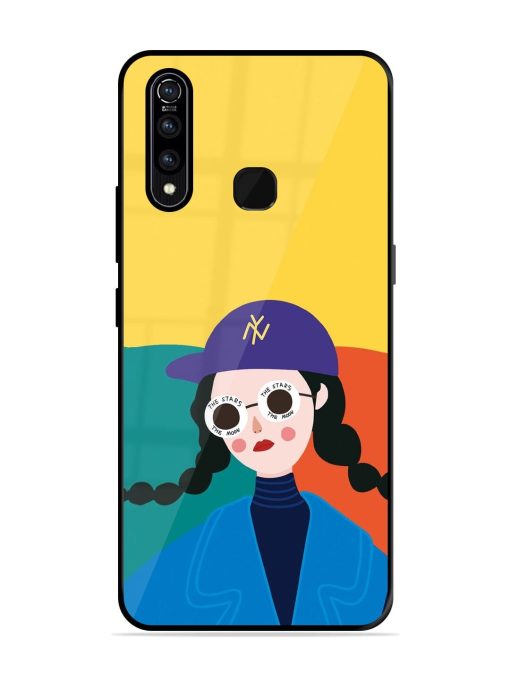 Starry-Eyed Girl Glossy Soft Edge Case for Vivo Z1 Pro Chachhi