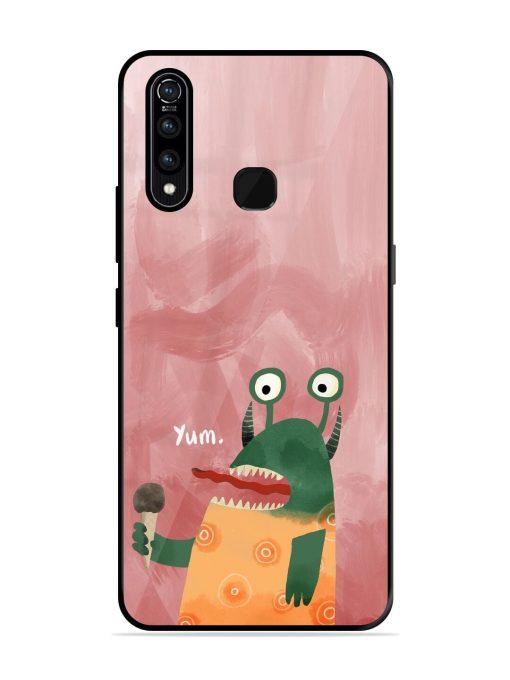 Hungry Monster Glossy Soft Edge Case for Vivo Z1 Pro Chachhi