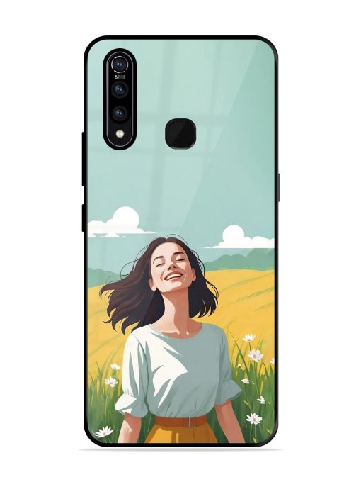 Girl Graffiti Glossy Soft Edge Case for Vivo Z1 Pro Chachhi