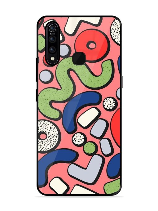 Groovy Geometric Shapes Glossy Soft Edge Case for Vivo Z1 Pro Chachhi