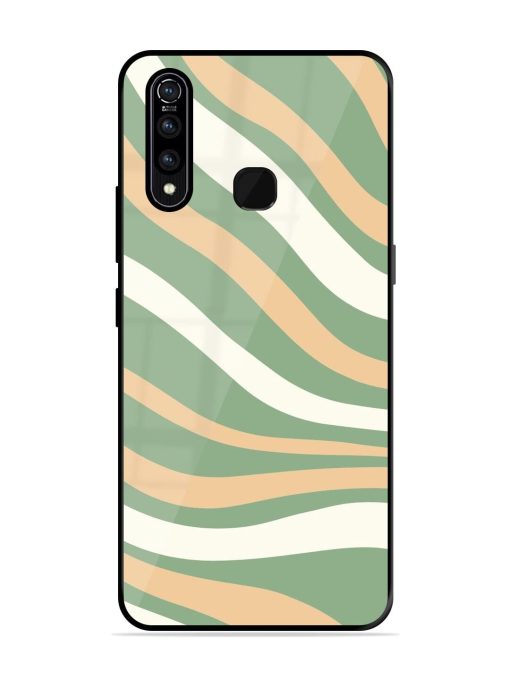 Wavy Pastel Paradise Glossy Soft Edge Case for Vivo Z1 Pro Chachhi