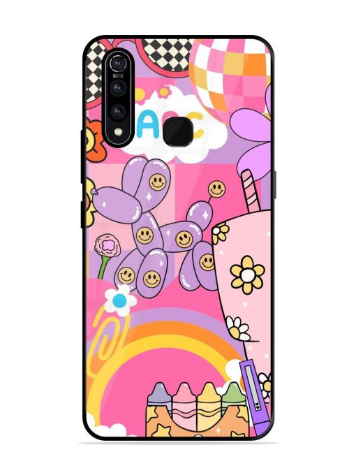 Whimsical Y2K Chaos Glossy Soft Edge Case for Vivo Z1 Pro Chachhi