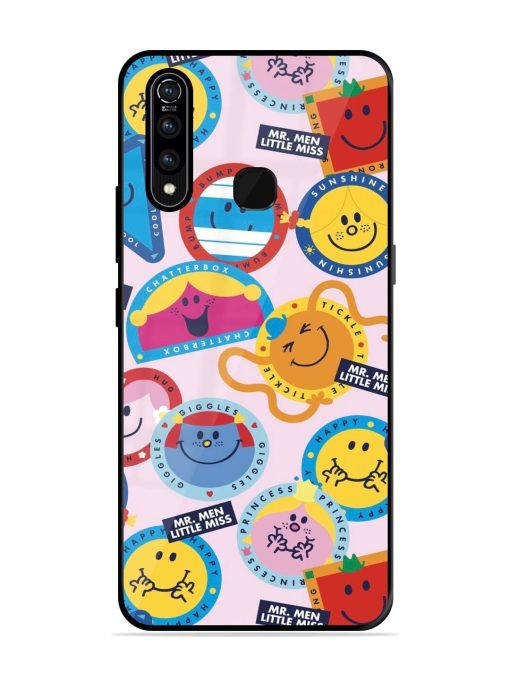 Whimsical Mr. Men & Little Miss Glossy Soft Edge Case for Vivo Z1 Pro Chachhi