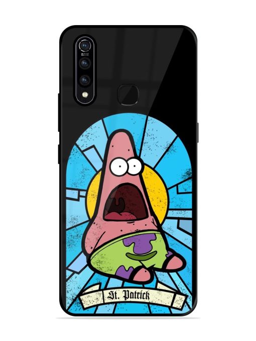 St. Patrick'S Day Stained Glass Patrick Star Glossy Soft Edge Case for Vivo Z1 Pro Chachhi