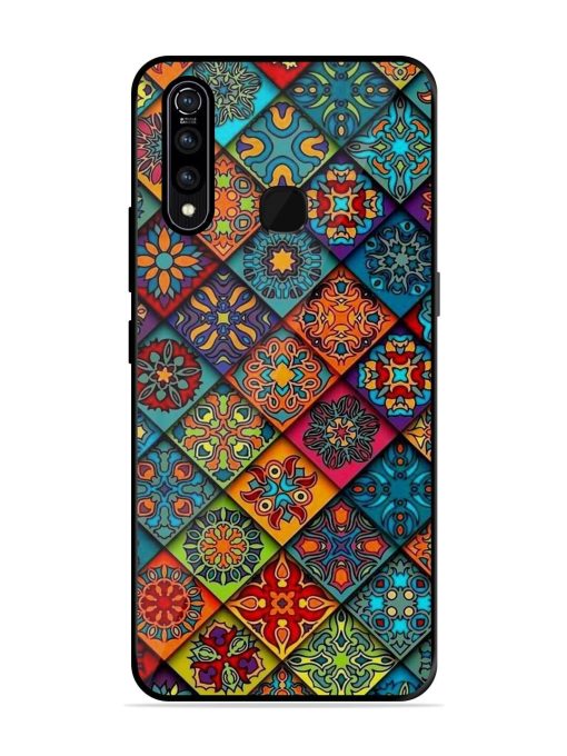 Patchwork Mandala Mosaic Glossy Soft Edge Case for Vivo Z1 Pro Chachhi