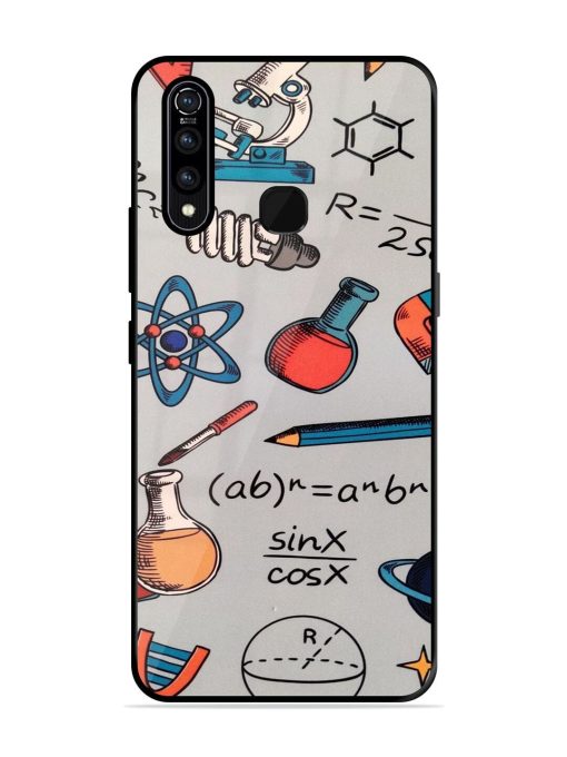 Science Doodle Delight Glossy Soft Edge Case for Vivo Z1 Pro Chachhi