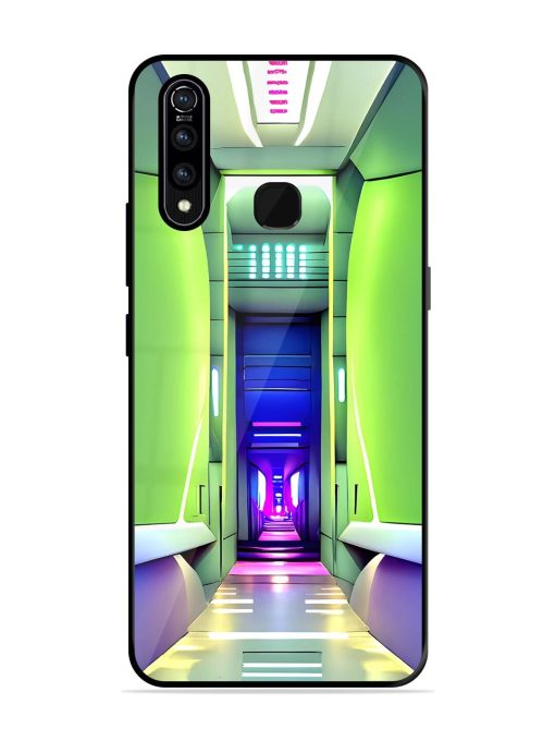 Neon Corridor Glossy Soft Edge Case for Vivo Z1 Pro Chachhi