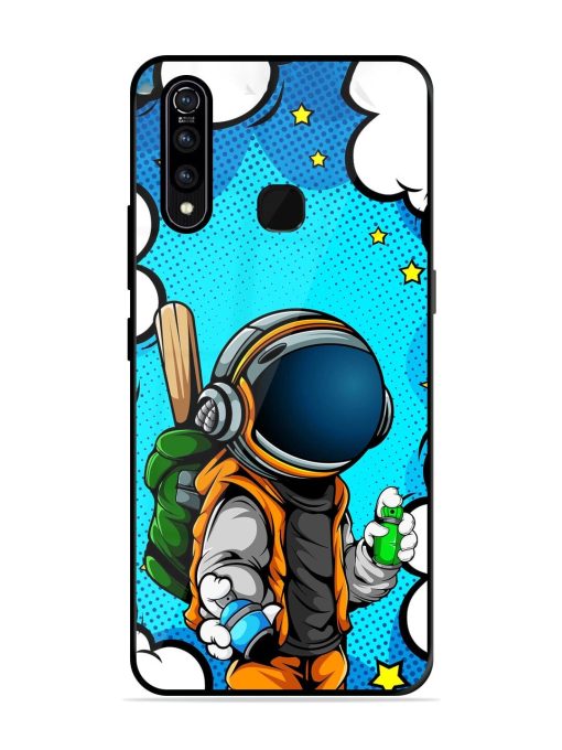 Space Graffiti Artist Glossy Soft Edge Case for Vivo Z1 Pro Chachhi