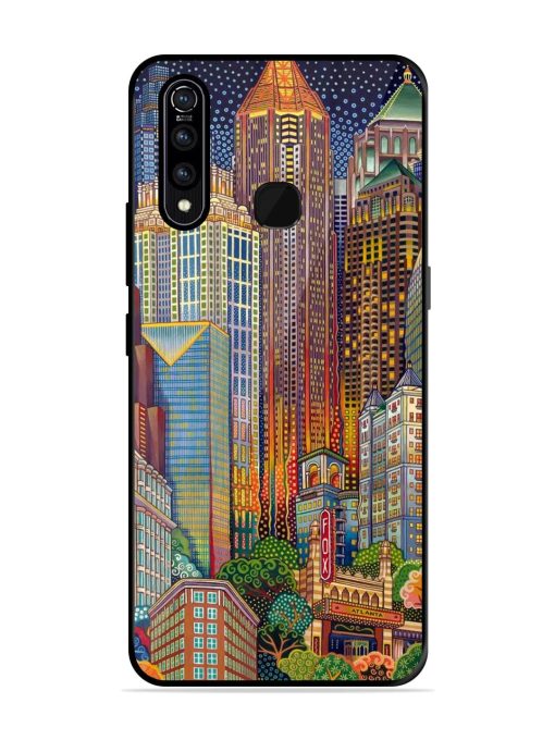 Neon Nightscape Glossy Soft Edge Case for Vivo Z1 Pro Chachhi