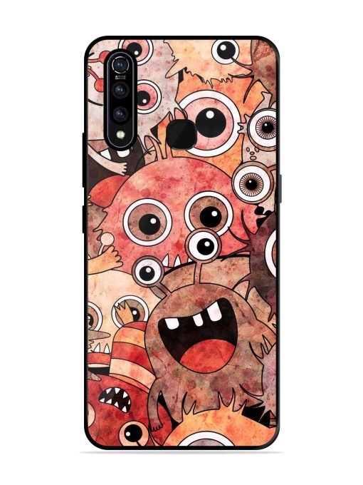 Monster Mash Glossy Soft Edge Case for Vivo Z1 Pro Chachhi