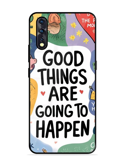 Uplifting Scribbles Glossy Soft Edge Case for Vivo Z1X Chachhi