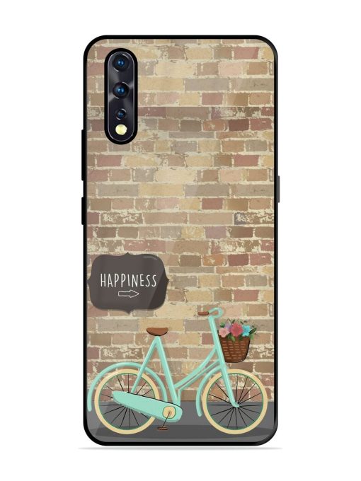 Pedaling Towards Happiness Glossy Soft Edge Case for Vivo Z1X Chachhi