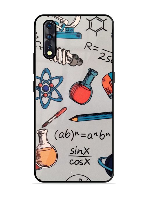 Science Doodle Glossy Soft Edge Case for Vivo Z1X Chachhi