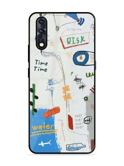 Mind Map Madness Glossy Soft Edge Case for Vivo Z1X Chachhi