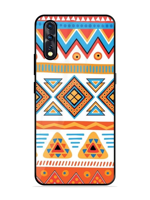 Vibrant Tribal Pattern Glossy Soft Edge Case for Vivo Z1X Chachhi