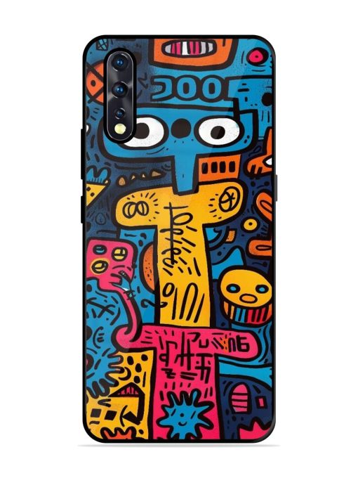 Doodletopia Glossy Soft Edge Case for Vivo Z1X Chachhi