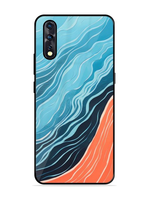 Oceanic Divide Glossy Soft Edge Case for Vivo Z1X Chachhi