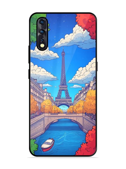 Parisian Panorama Glossy Soft Edge Case for Vivo Z1X Chachhi