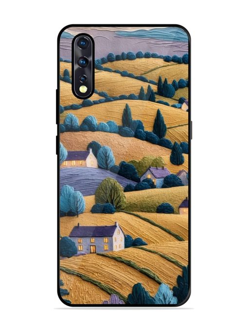 Rolling Hilltop Haven Glossy Soft Edge Case for Vivo Z1X Chachhi