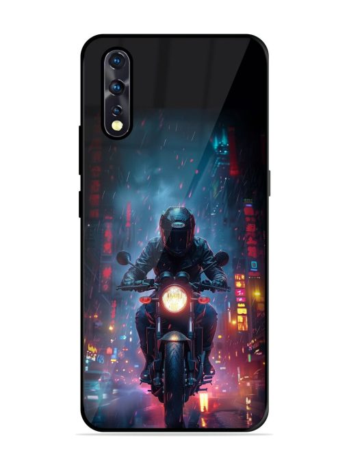 Neon Nights Glossy Soft Edge Case for Vivo Z1X Chachhi