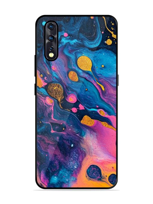 Cosmic Swirl Glossy Soft Edge Case for Vivo Z1X Chachhi