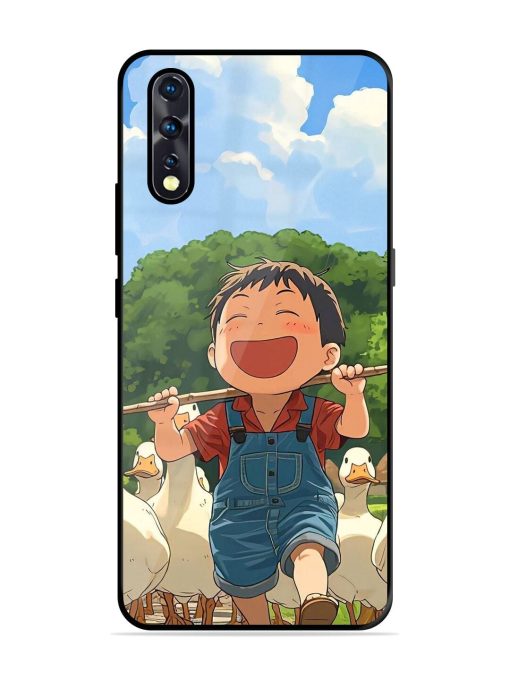 Duck Parade Glossy Soft Edge Case for Vivo Z1X Chachhi