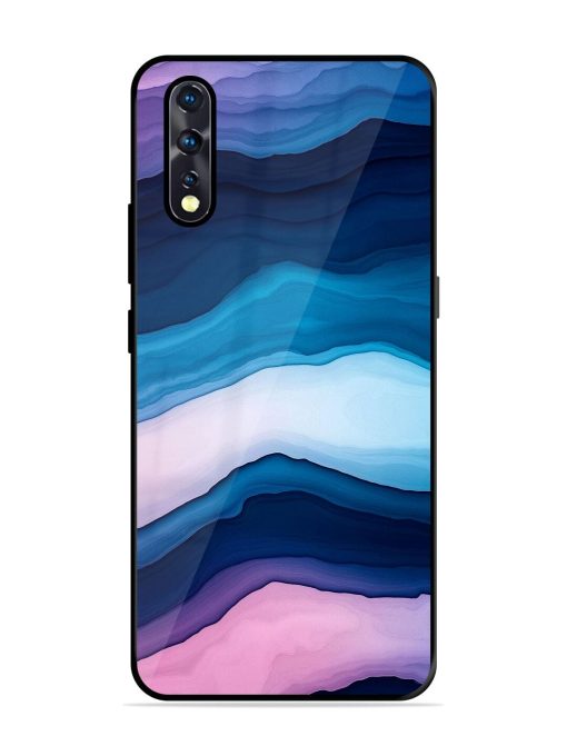 Oceanic Layers Glossy Soft Edge Case for Vivo Z1X Chachhi