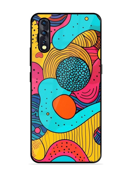 Psychedelic Patterns Glossy Soft Edge Case for Vivo Z1X