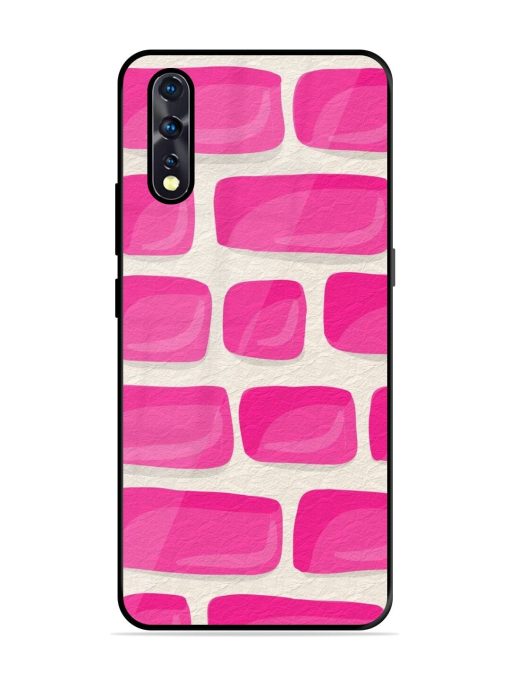 Pink Brick Wall Glossy Soft Edge Case for Vivo Z1X Chachhi