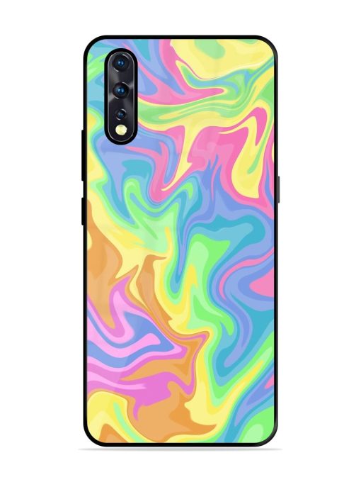 Whimsical Swirl Glossy Soft Edge Case for Vivo Z1X Chachhi