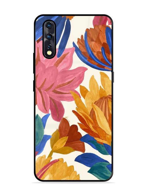 Blooming Tapestry Glossy Soft Edge Case for Vivo Z1X Chachhi