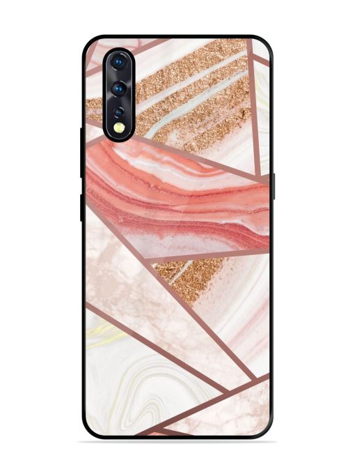 Rosy Mosaic Glossy Soft Edge Case for Vivo Z1X Chachhi